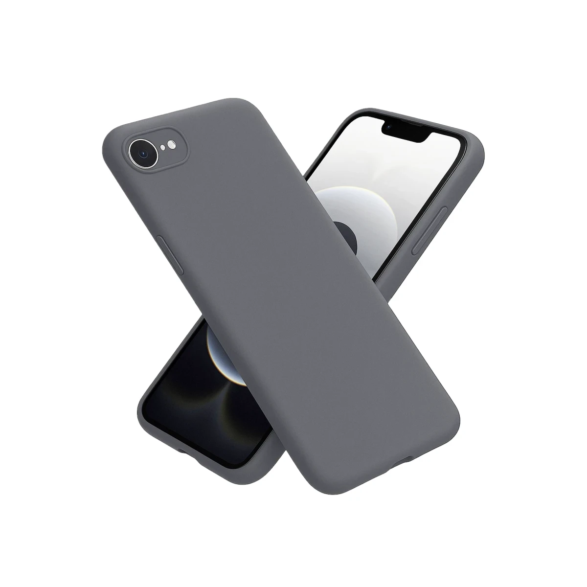 Apple iPhone 16E Kılıf First Silikon - Gri