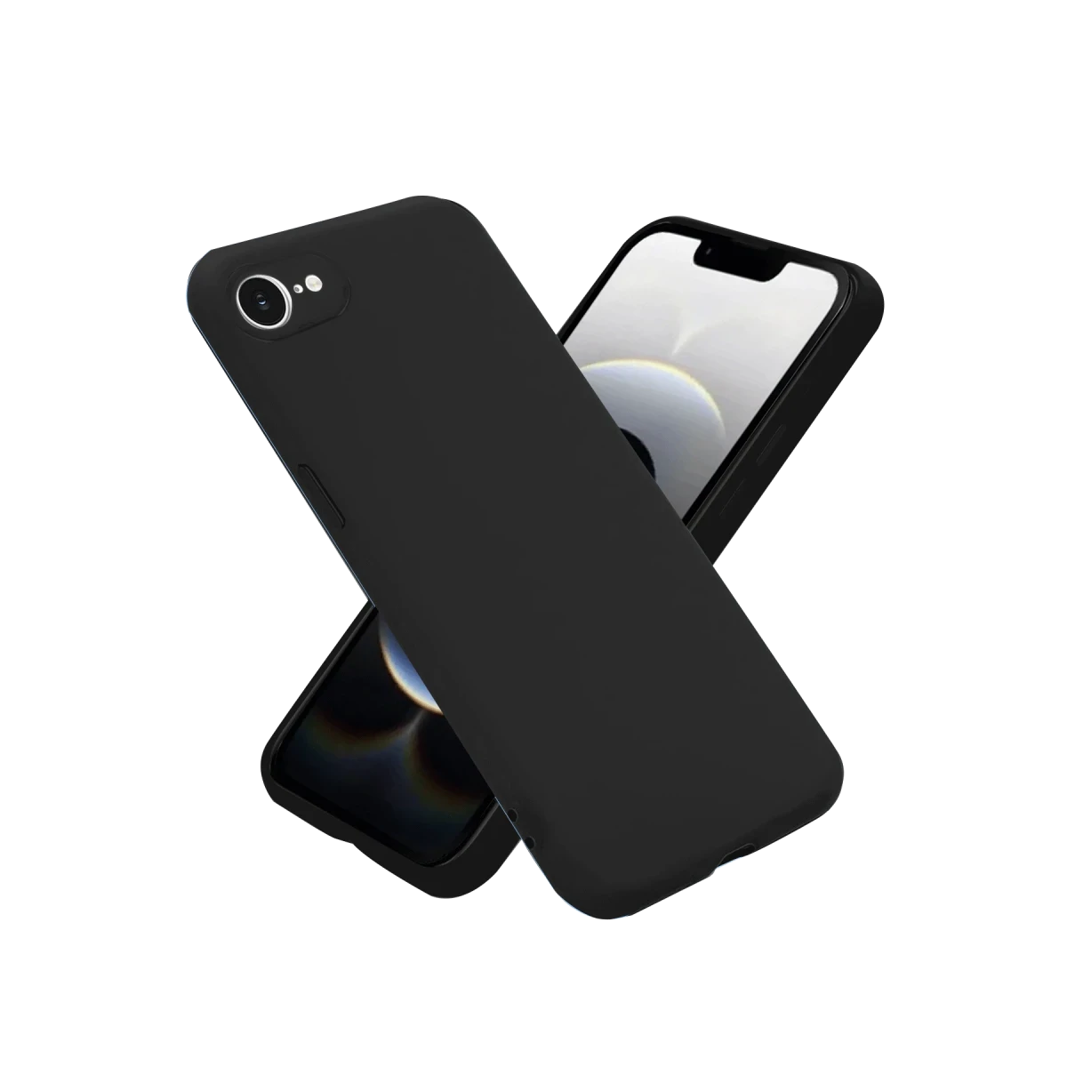 Apple iPhone 16E Kılıf First Silikon - Siyah