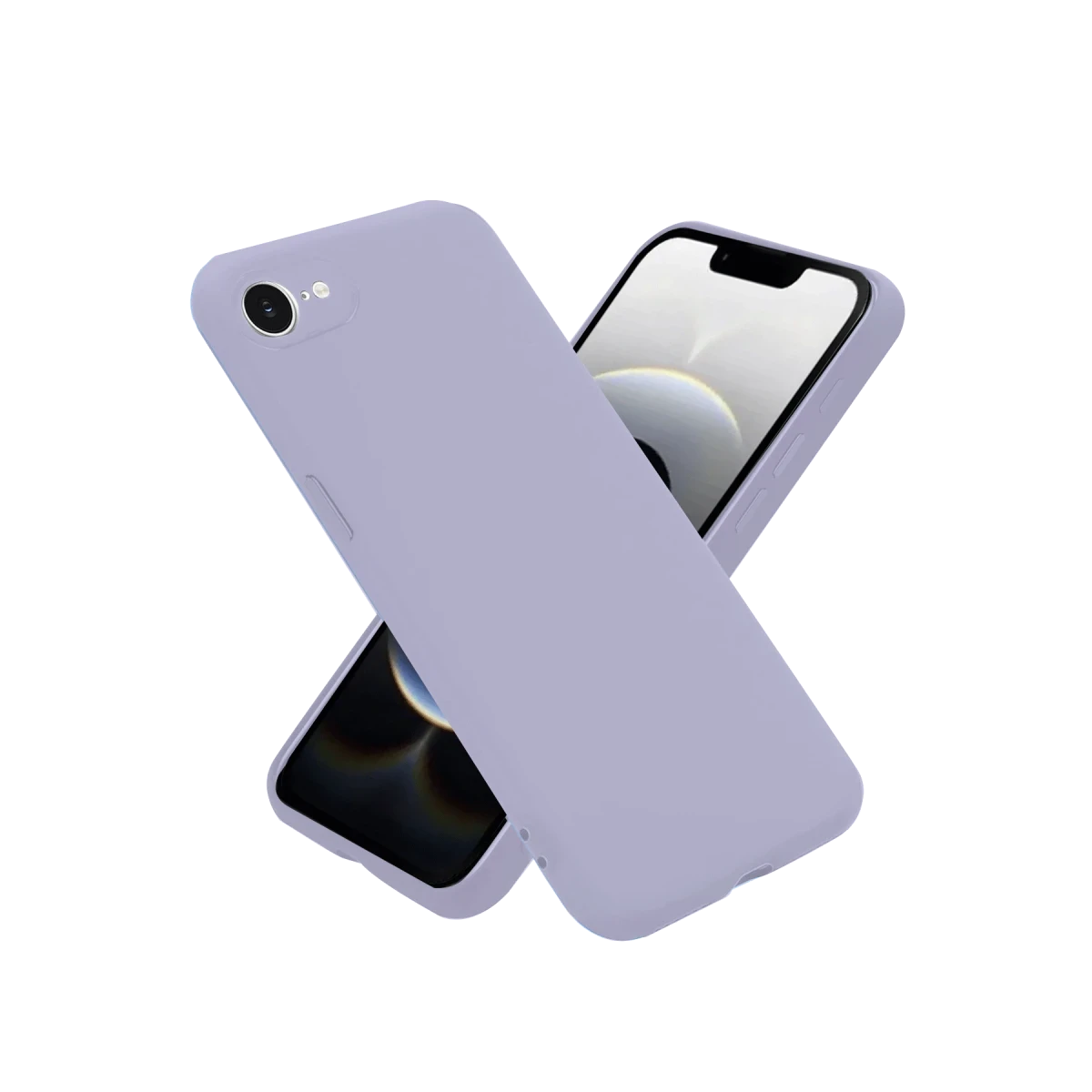 Apple iPhone 16E Kılıf Nano içi Kadife Silikon - Lila
