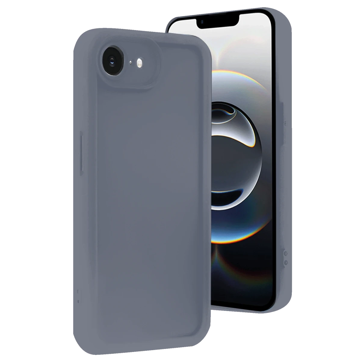 Apple iPhone 16E Kılıf Viera Silikon - Gri