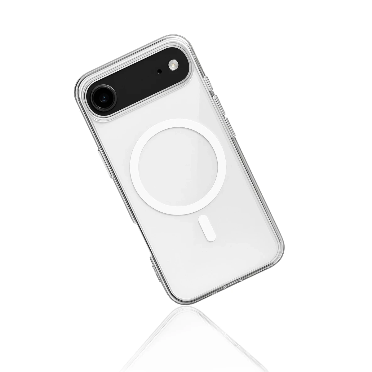 Apple iPhone 17 Air Kılıf Magneticsafe Şeffaf Silikon - Şeffaf