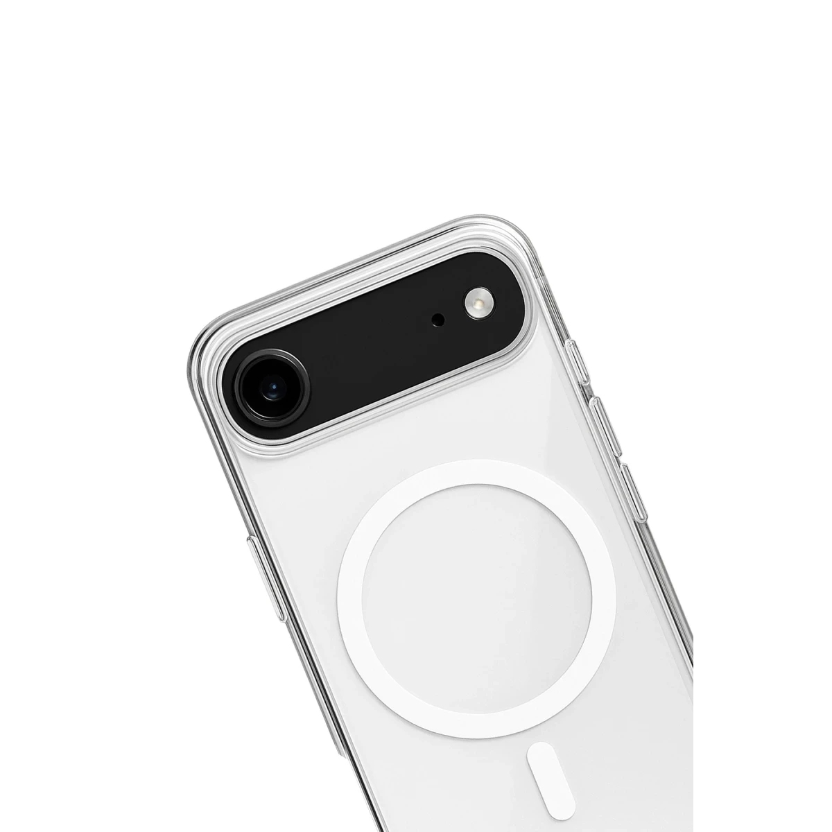 Apple iPhone 17 Air Kılıf Magneticsafe Şeffaf Silikon - Şeffaf