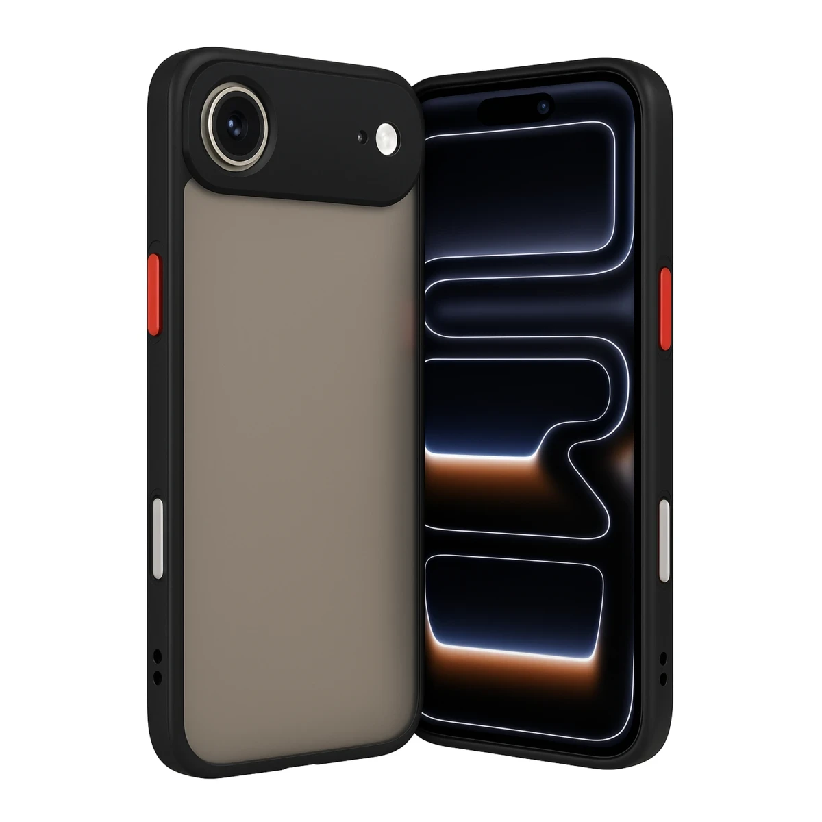 Apple iPhone 17 Air Kılıf Montreal Silikon Kapak - Siyah