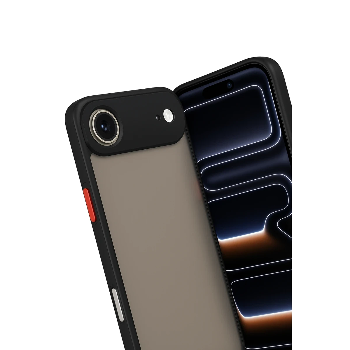 Apple iPhone 17 Air Kılıf Montreal Silikon Kapak - Siyah