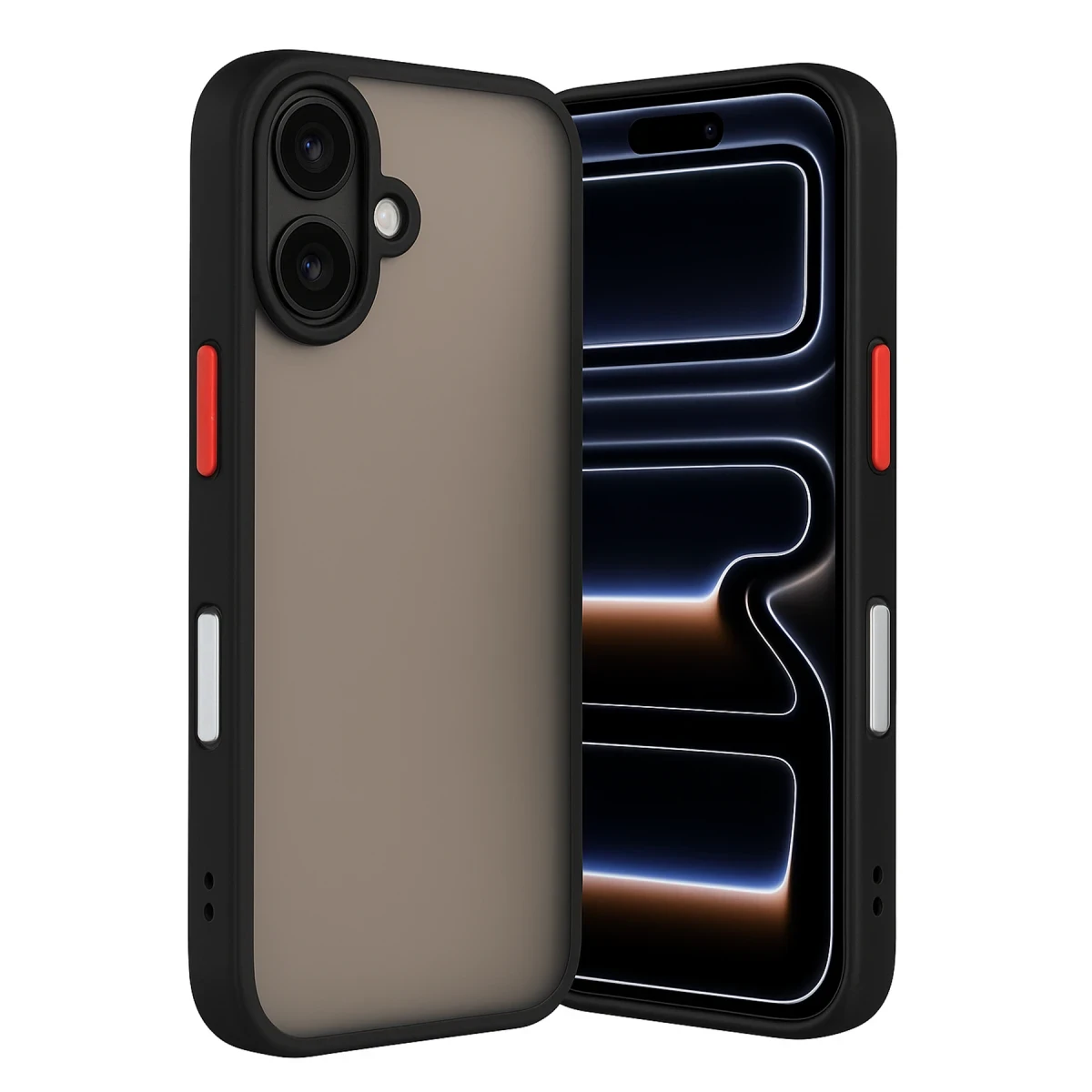 Apple iPhone 17 Kılıf Montreal Silikon Kapak - Siyah