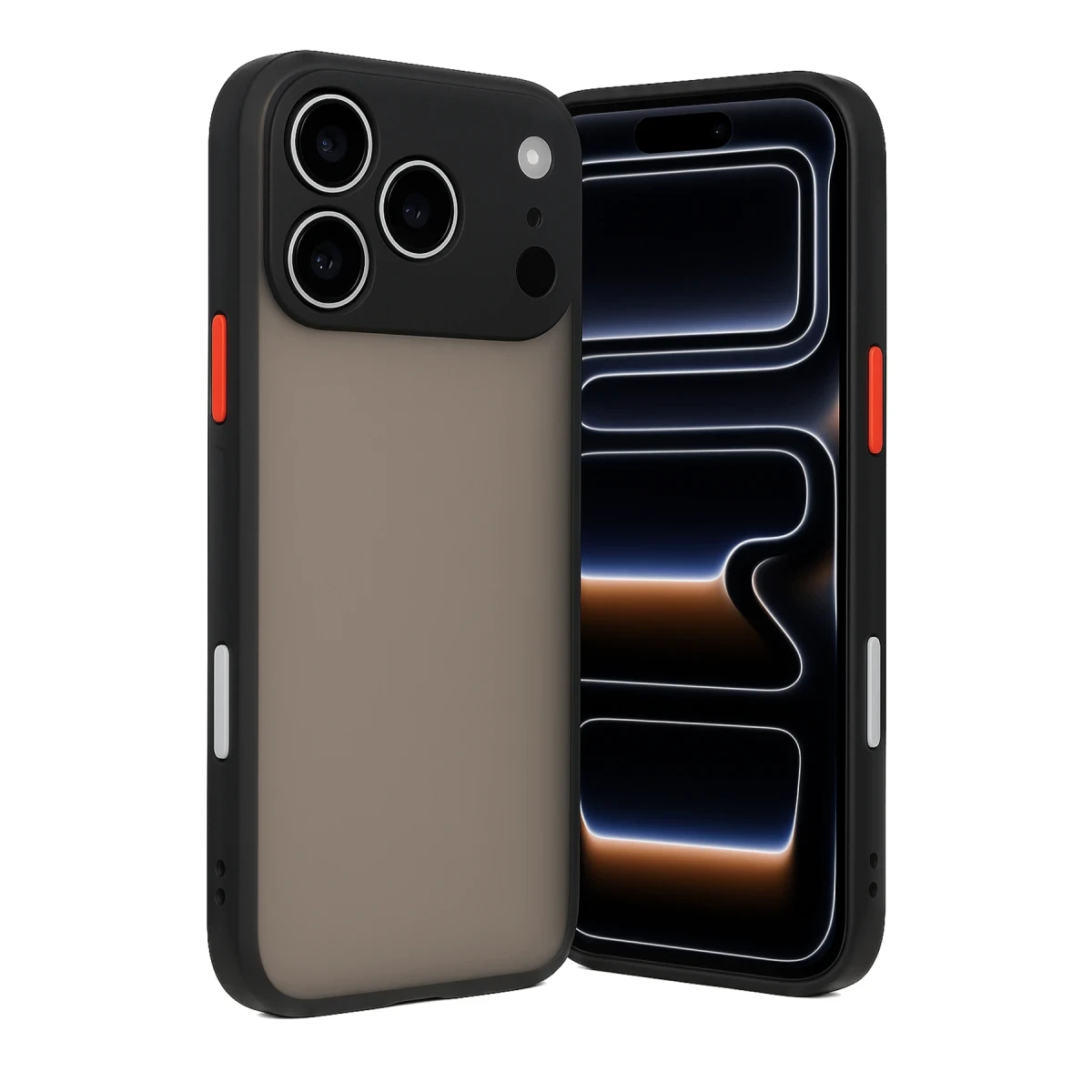 Apple iPhone 17 Pro Max Kılıf Montreal Silikon Kapak - Siyah