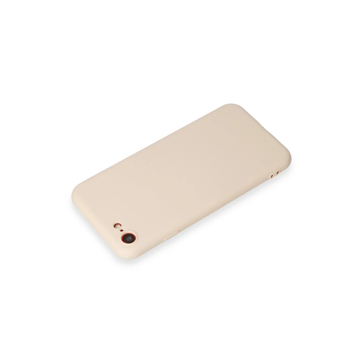 Apple iPhone 7 Kılıf First Silikon - Krem