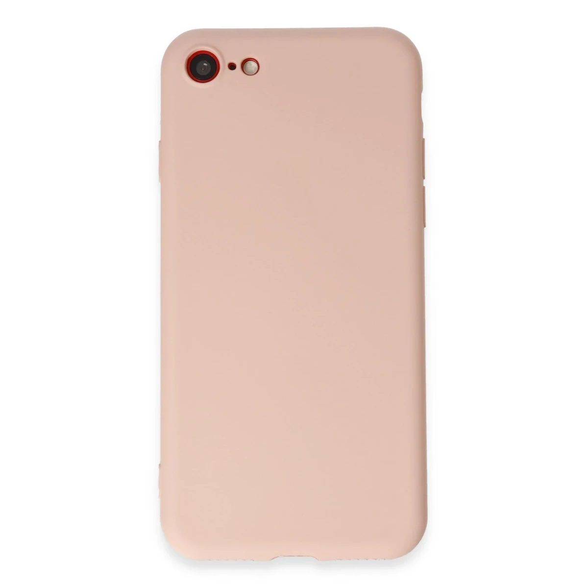 Apple iPhone 7 Kılıf First Silikon - Pudra