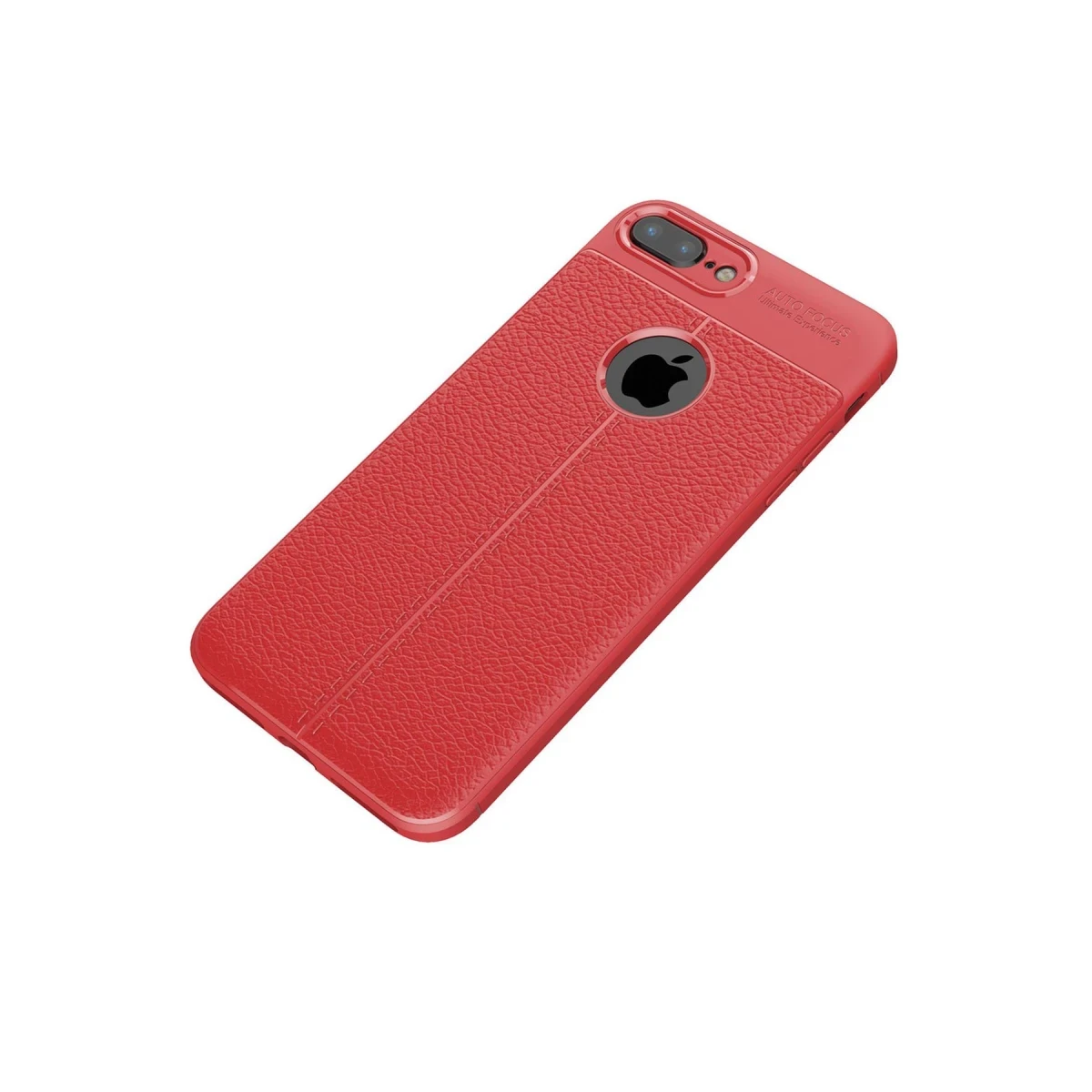 Apple iPhone 7 Plus Kılıf Auto Focus Kapak - Kırmızı