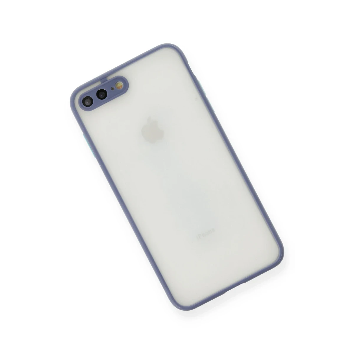 Apple iPhone 7 Plus Kılıf Montreal Silikon Kapak - Gri
