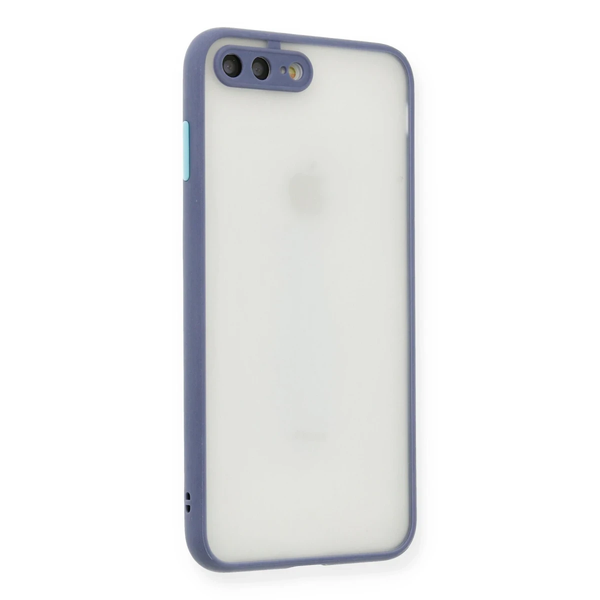 Apple iPhone 7 Plus Kılıf Montreal Silikon Kapak - Gri