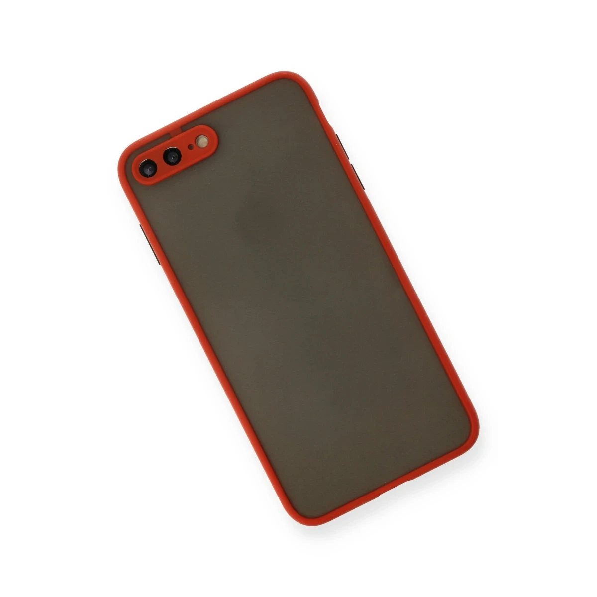 Apple iPhone 7 Plus Kılıf Montreal Silikon Kapak - Kırmızı