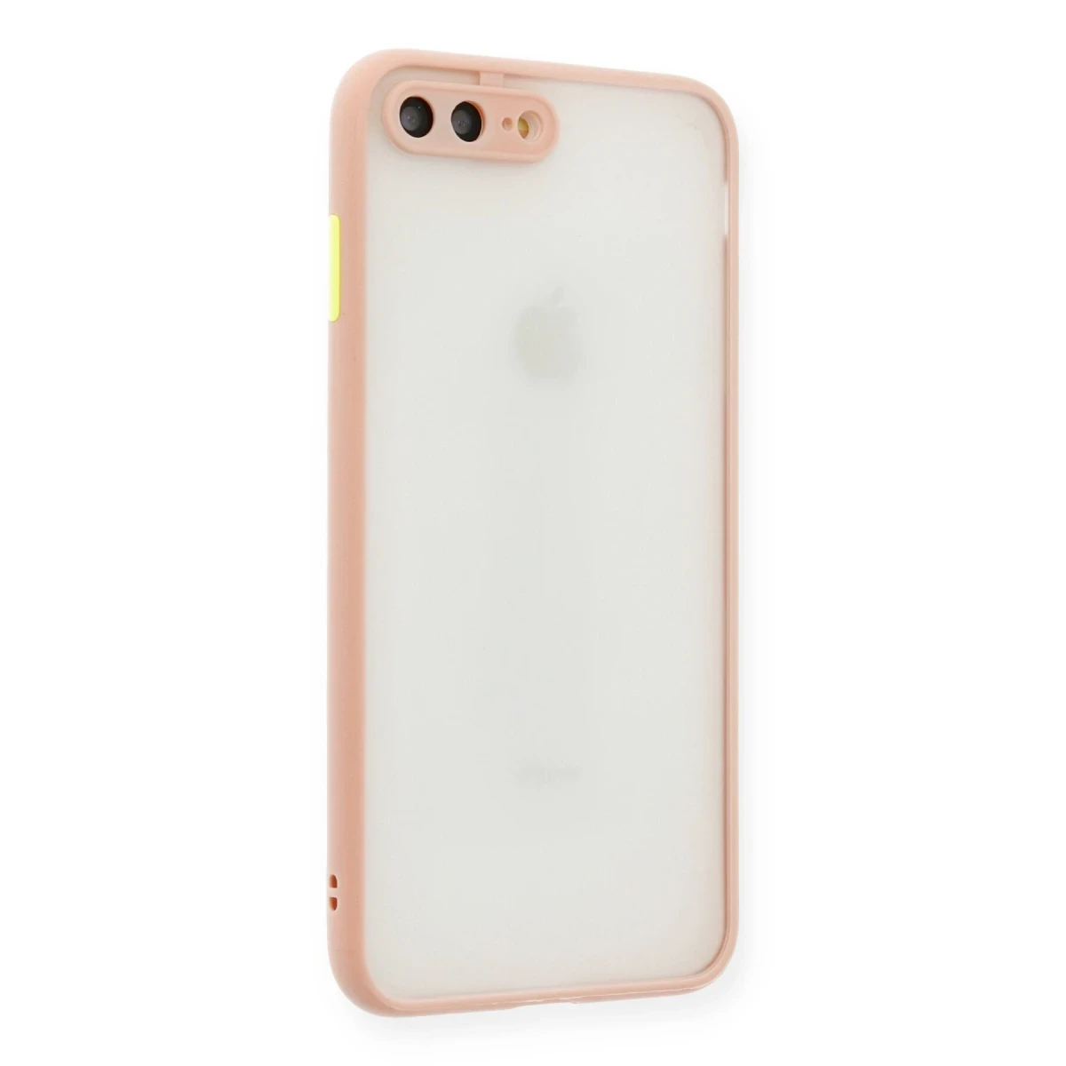 Apple iPhone 7 Plus Kılıf Montreal Silikon Kapak - Pembe
