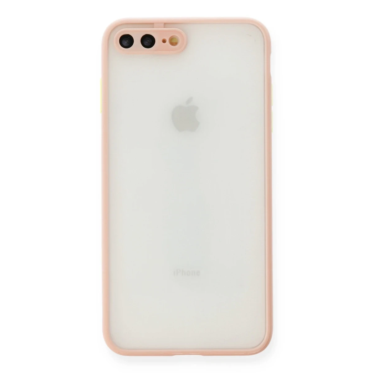 Apple iPhone 7 Plus Kılıf Montreal Silikon Kapak - Pembe