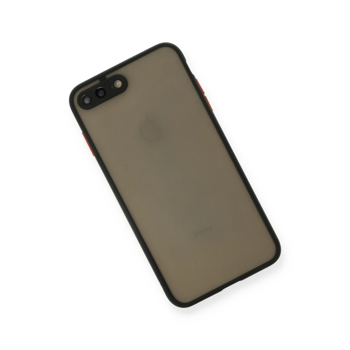 Apple iPhone 7 Plus Kılıf Montreal Silikon Kapak - Siyah