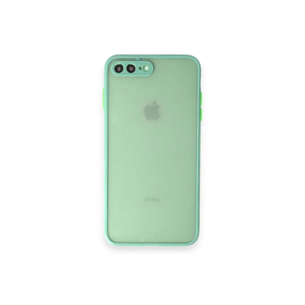 Apple iPhone 7 Plus Kılıf Montreal Silikon Kapak - Turkuaz