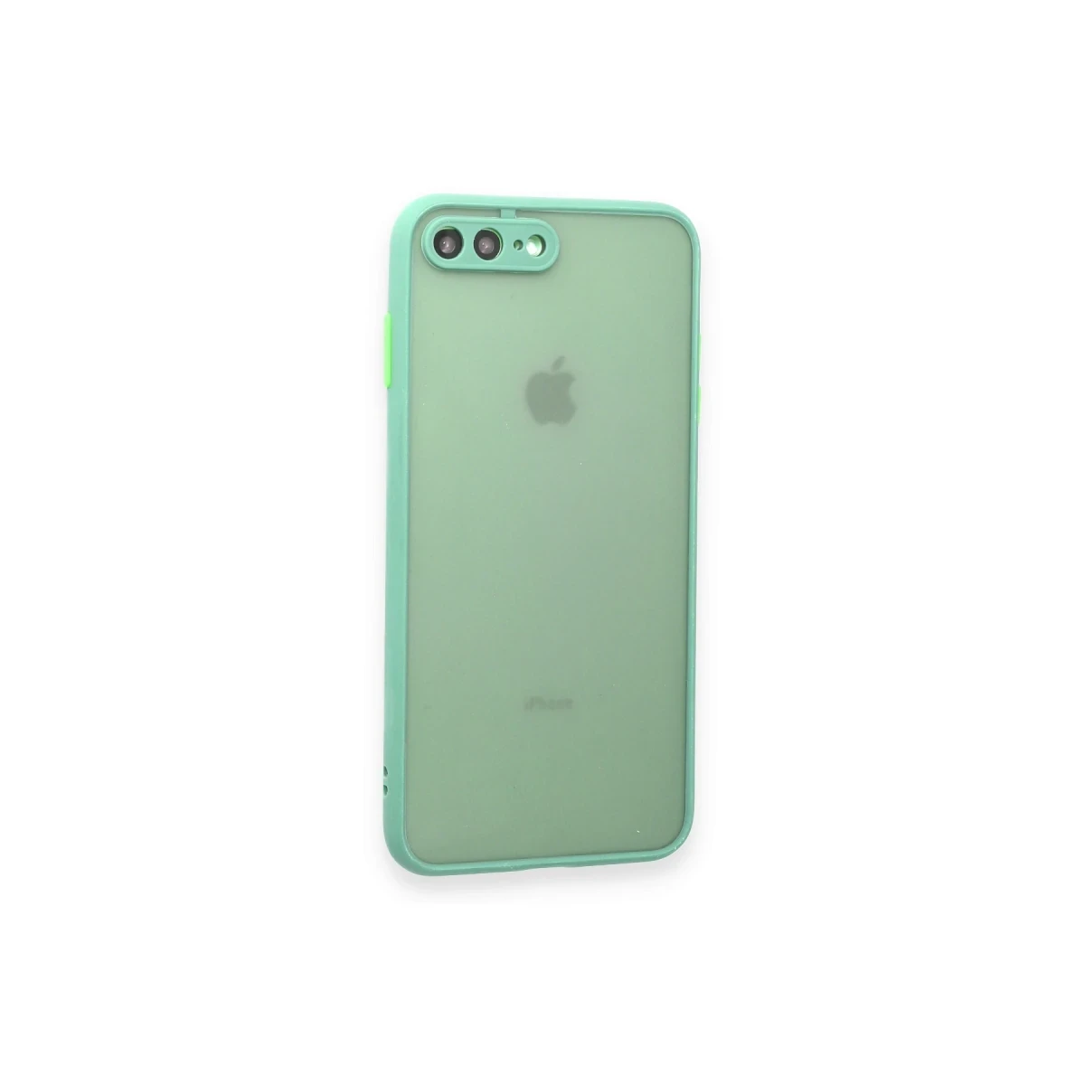 Apple iPhone 7 Plus Kılıf Montreal Silikon Kapak - Turkuaz
