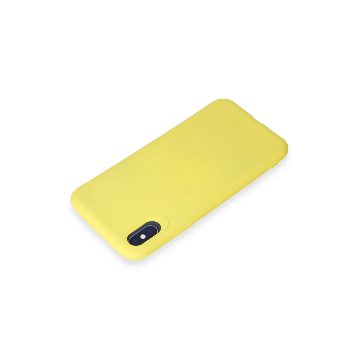 Apple iPhone X Kılıf First Silikon - Sarı