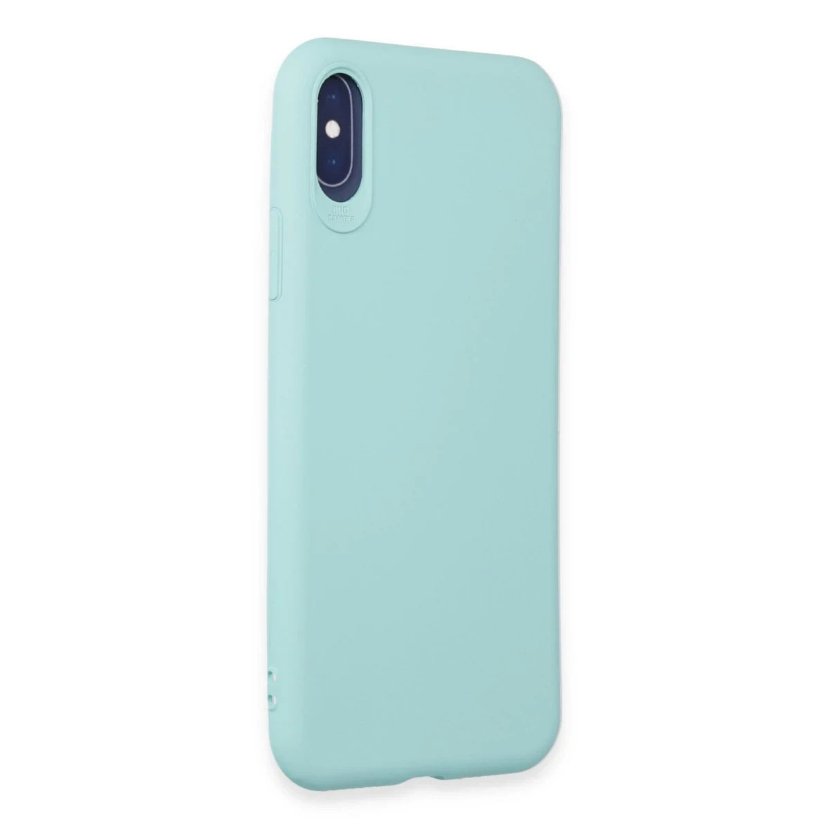 Apple iPhone X Kılıf First Silikon - Turkuaz