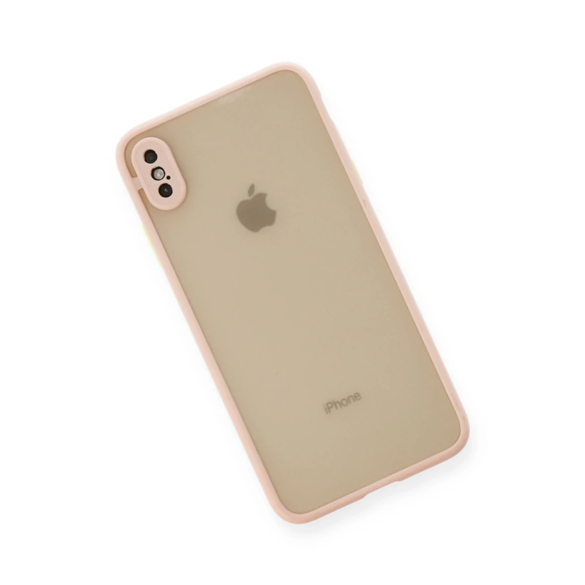 Apple iPhone X Kılıf Montreal Silikon Kapak - Pembe