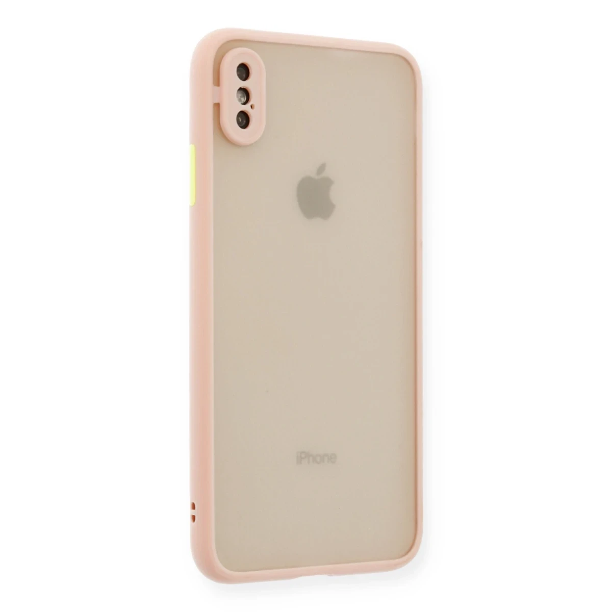 Apple iPhone X Kılıf Montreal Silikon Kapak - Pembe