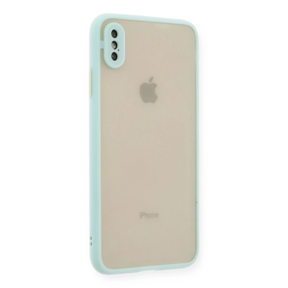 Apple iPhone X Kılıf Montreal Silikon Kapak - Turkuaz