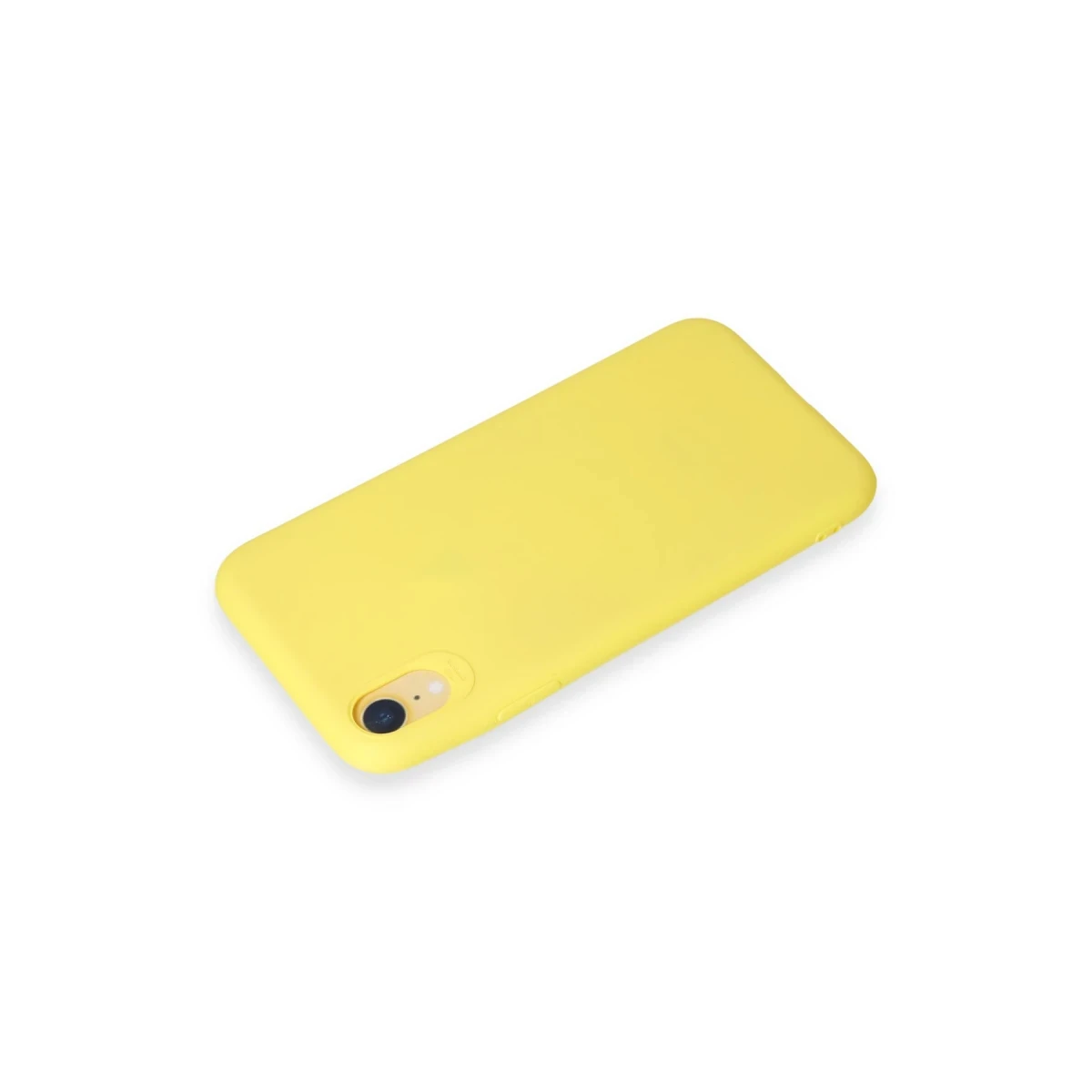 Apple iPhone XR Kılıf First Silikon - Sarı