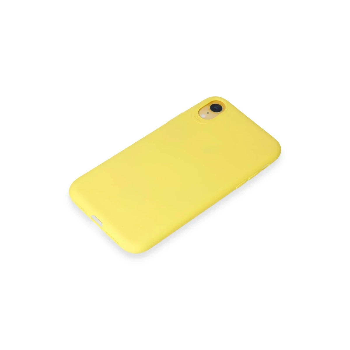 Apple iPhone XR Kılıf First Silikon - Sarı