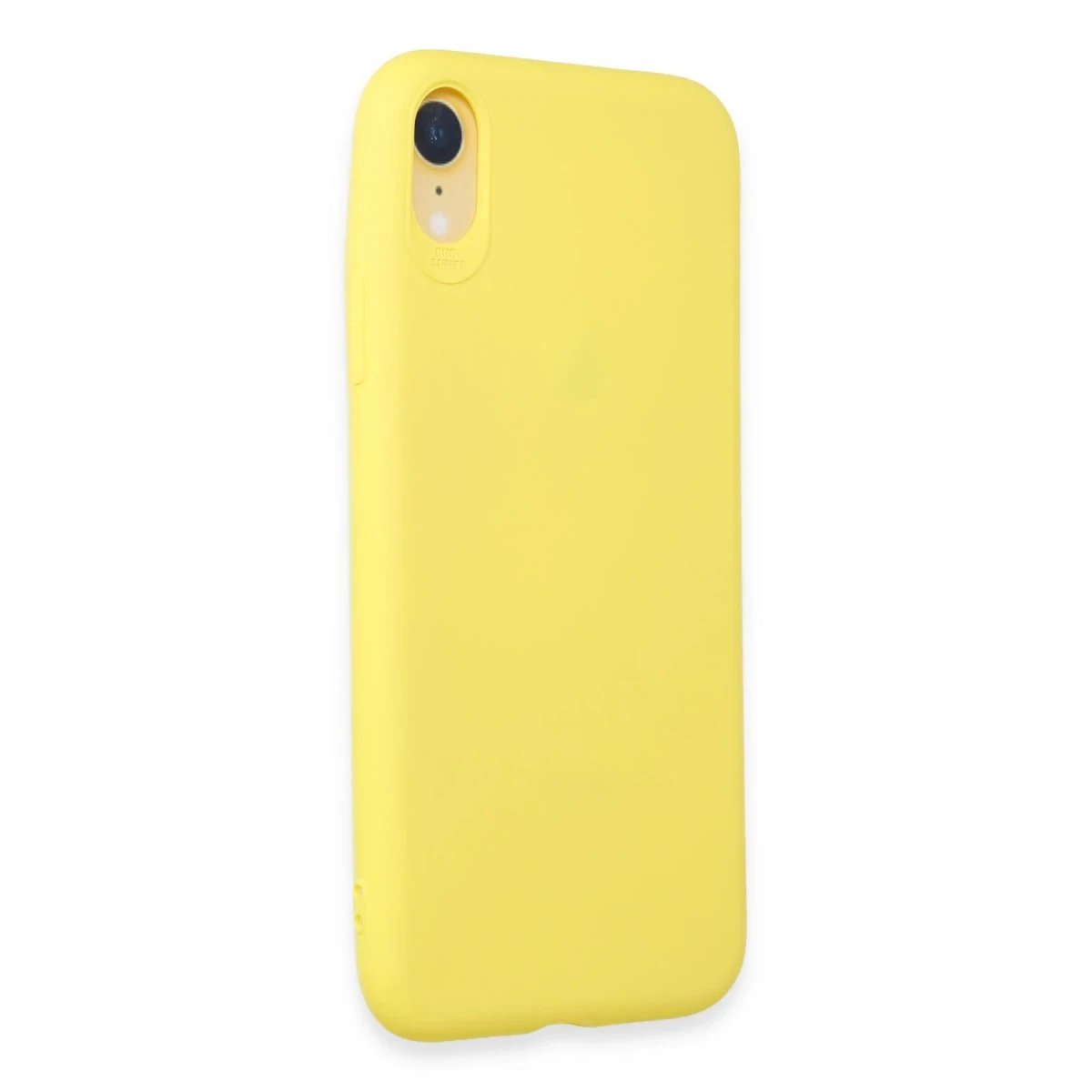 Apple iPhone XR Kılıf First Silikon - Sarı