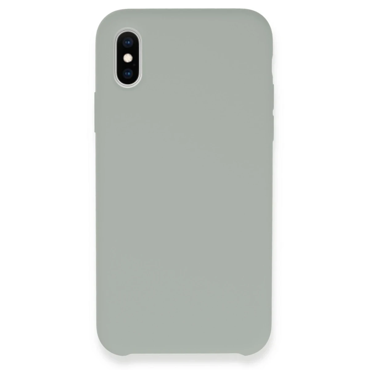 Apple iPhone XS Max Kılıf Lansman Legant Silikon - Açık Gri