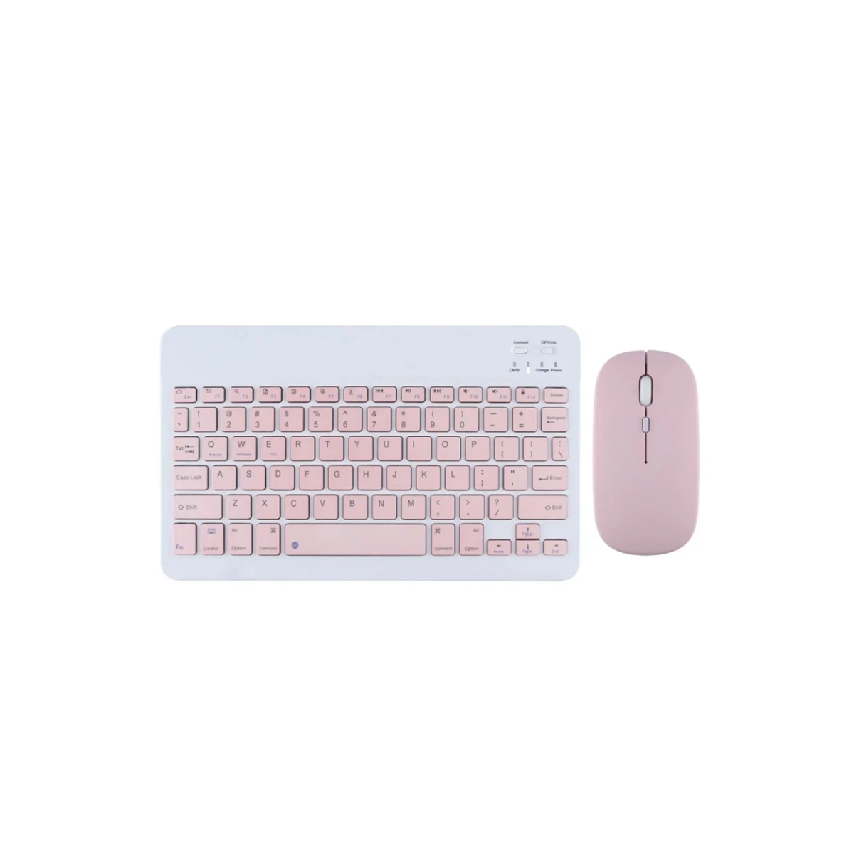 KYB71 Kablosuz Türkçe Q Klavye Mouse Set - Pembe