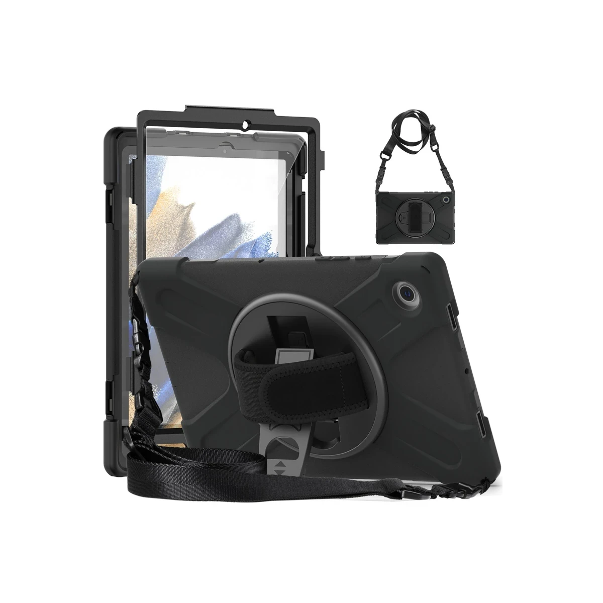 Lenovo M10 Plus 10.6 125FU/128FU Kılıf Amazing Tablet Kapak - Siyah