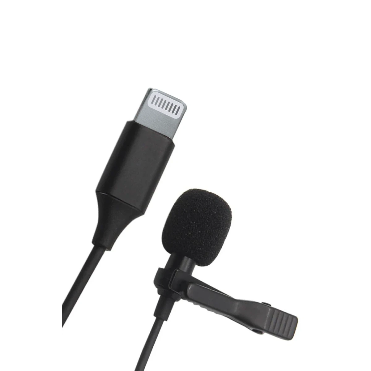 Lightning 2 Metre Double Mikrofon - Siyah