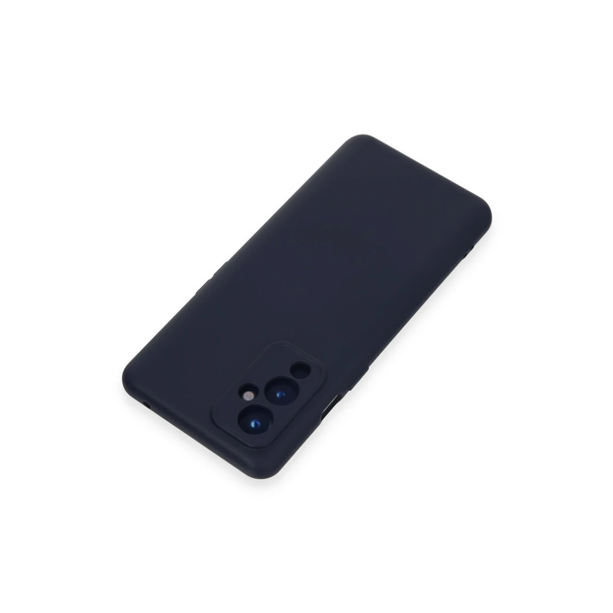 One Plus 9 Kılıf Nano içi Kadife Silikon - Lacivert