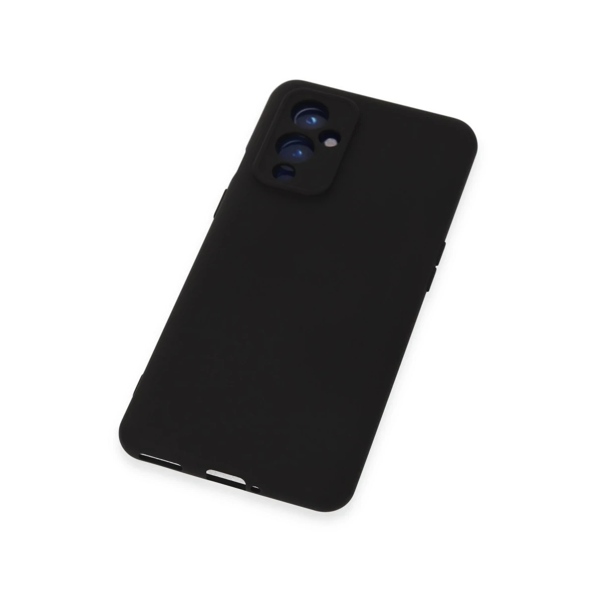 One Plus 9 Kılıf Nano içi Kadife Silikon - Siyah