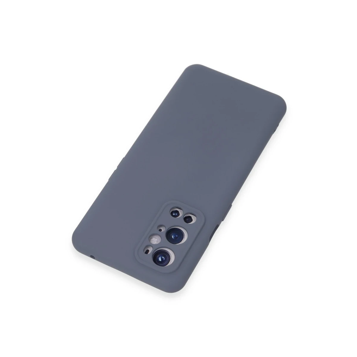 One Plus 9 Pro Kılıf Nano içi Kadife Silikon - Gri