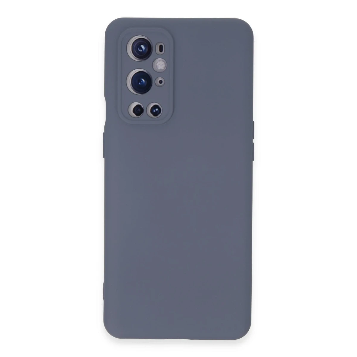 One Plus 9 Pro Kılıf Nano içi Kadife Silikon - Gri