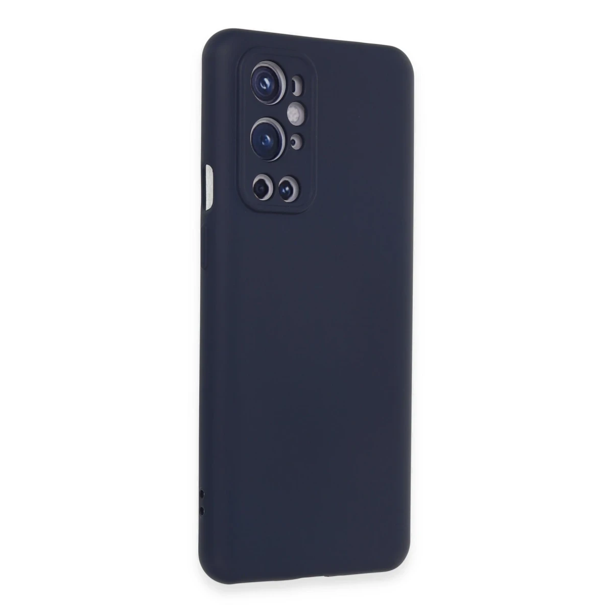 One Plus 9 Pro Kılıf Nano içi Kadife Silikon - Lacivert