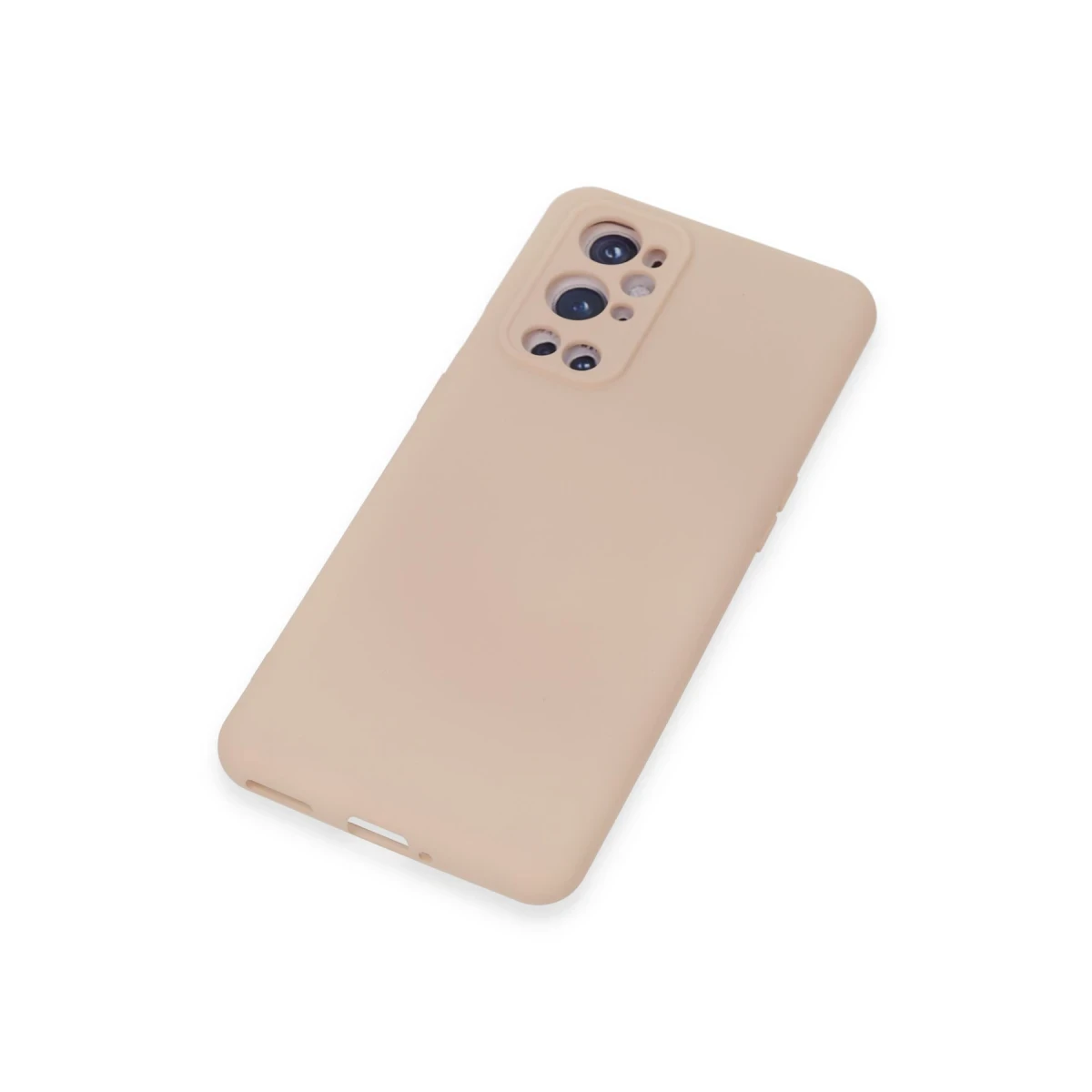 One Plus 9 Pro Kılıf Nano içi Kadife Silikon - Pudra