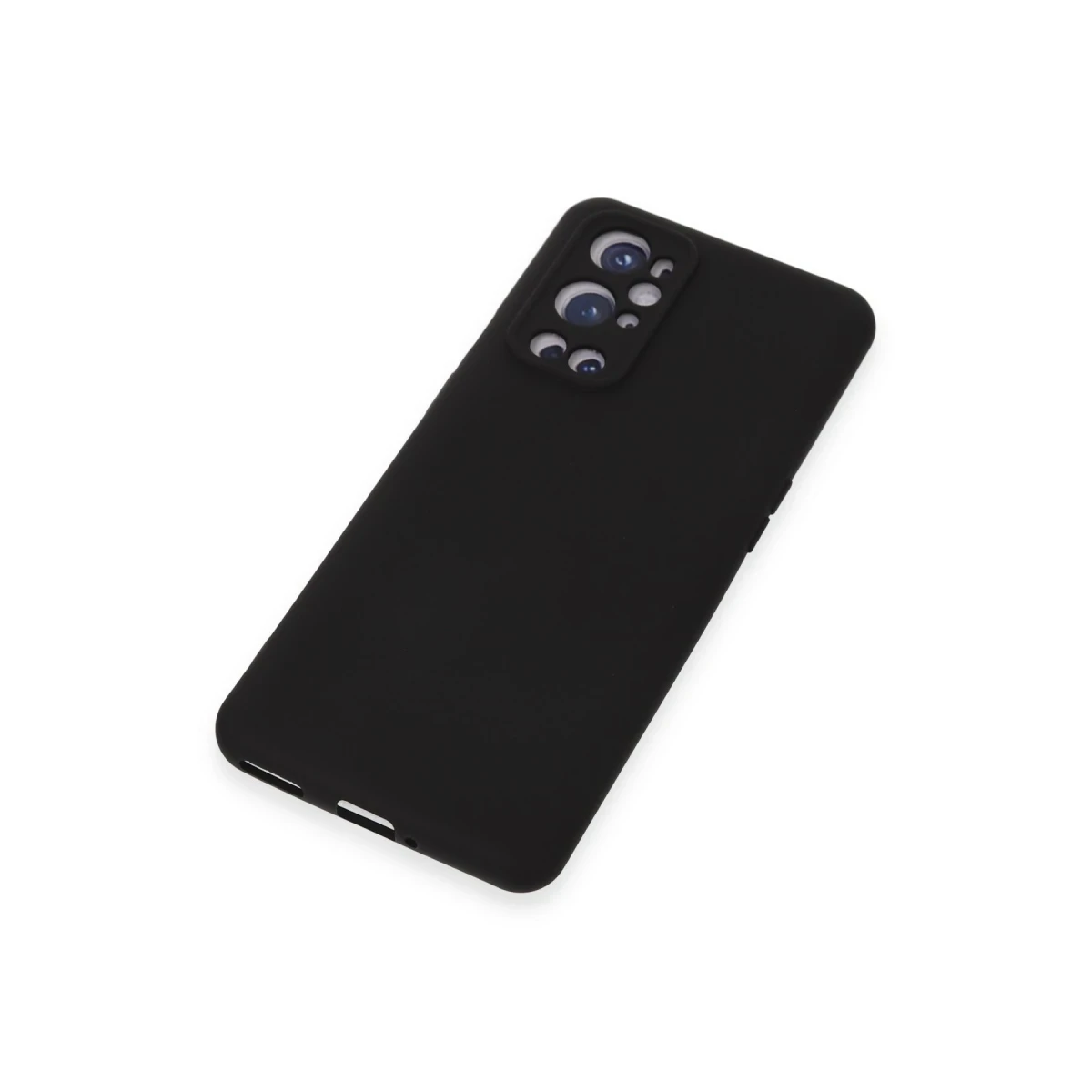 One Plus 9 Pro Kılıf Nano içi Kadife Silikon - Siyah