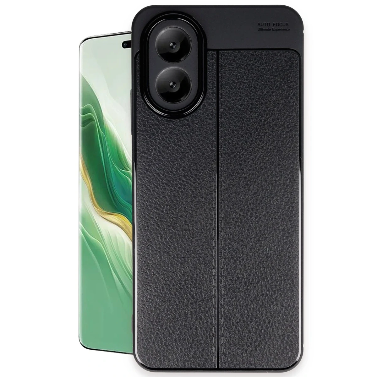 Oppo A38 Kılıf Auto Focus Kapak - Siyah