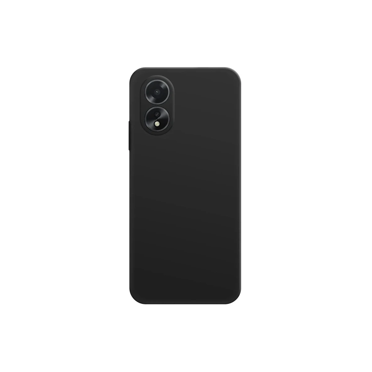 Oppo A38 Kılıf First Silikon - Siyah