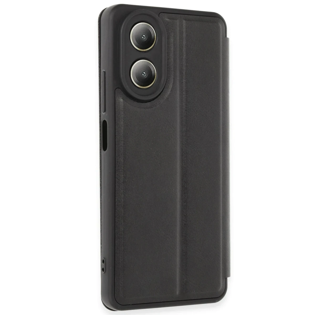 Oppo A38 Kılıf Flip Cover - Siyah