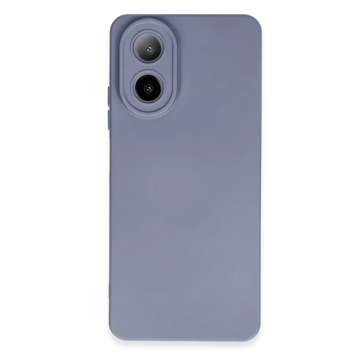 Oppo A38 Kılıf Nano içi Kadife Silikon - Gri