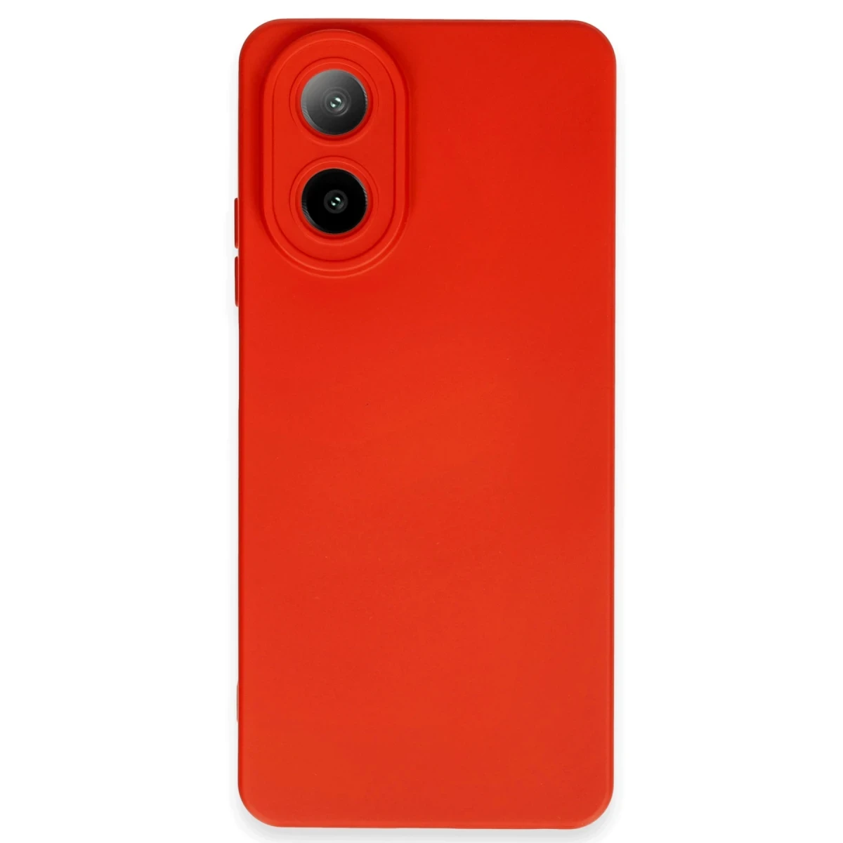 Oppo A38 Kılıf Nano içi Kadife Silikon - Kırmızı