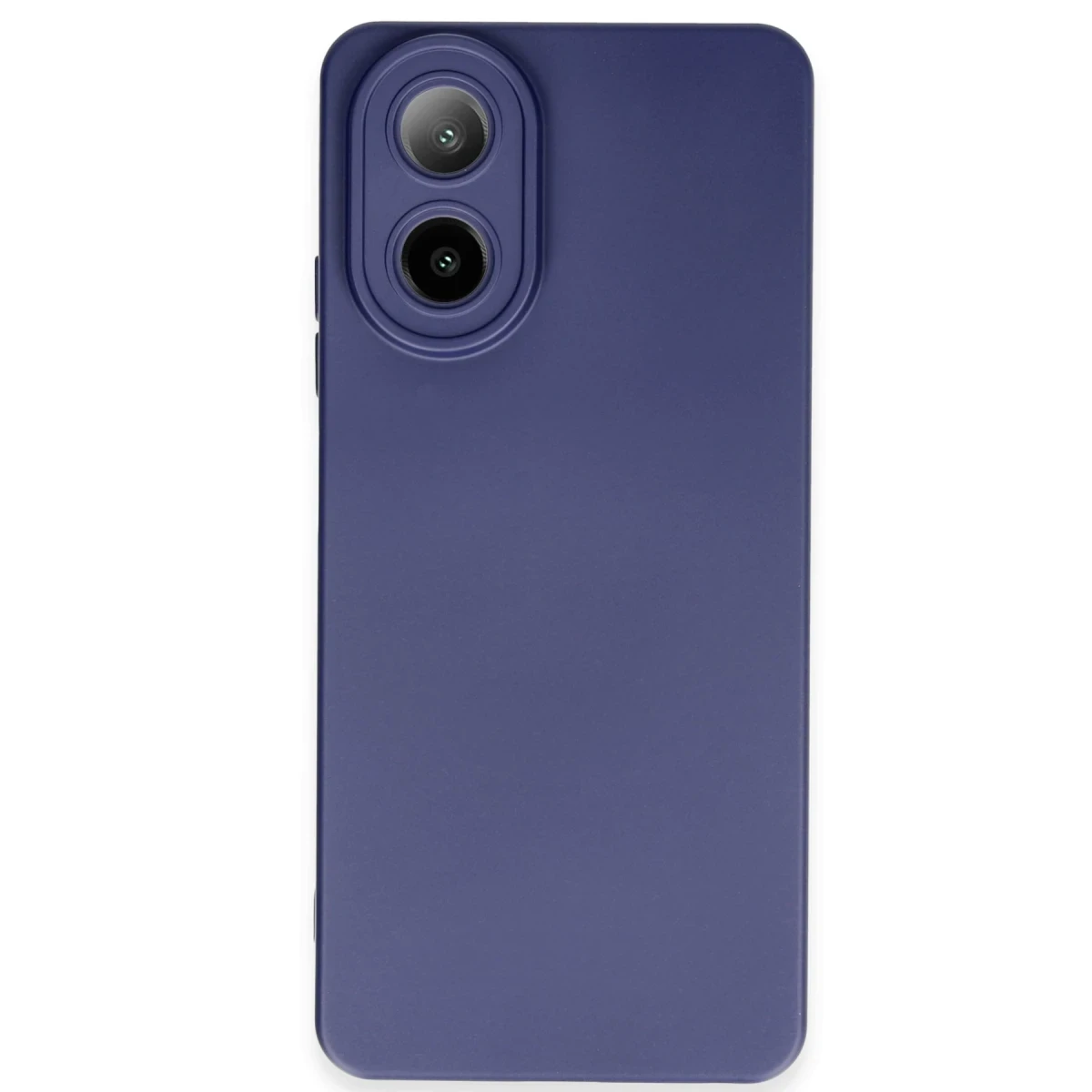 Oppo A38 Kılıf Nano içi Kadife Silikon - Lacivert