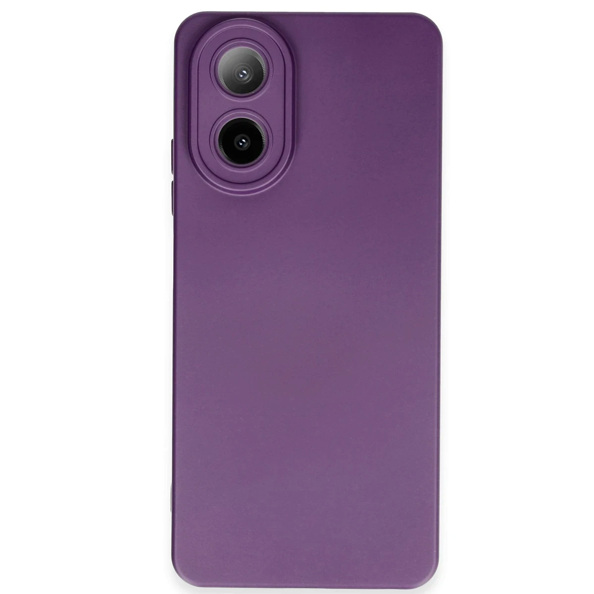 Oppo A38 Kılıf Nano içi Kadife Silikon - Mor