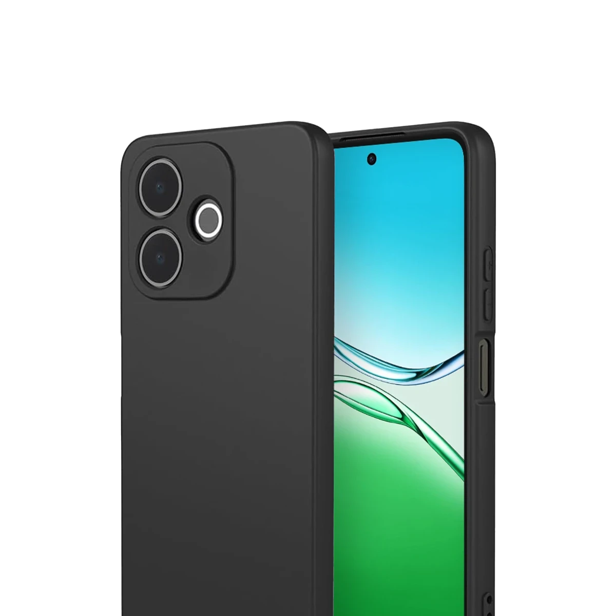 Oppo A5 Pro 4G First Silikon - Siyah