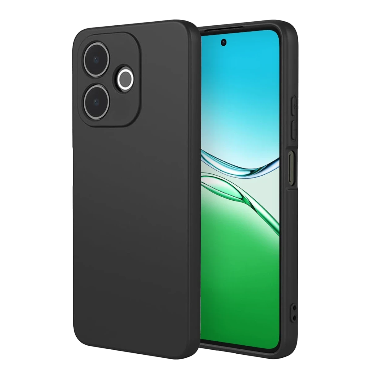 Oppo A5 Pro 4G First Silikon - Siyah