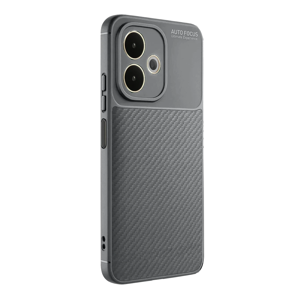 Oppo A5 Pro 4G Kılıf Auto Focus Karbon Kapak - Gri